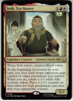 MTG Iroh Tea Master Foil NM Avatar: The Last Airbender Magic 228 - Image 1