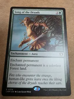 Song of the Dryads - Commander Masters Regular - Mtg - Image 1