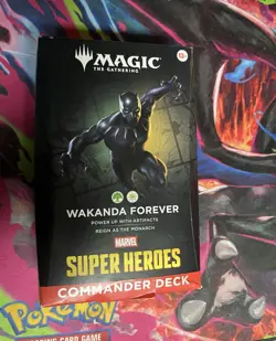 Magic: The Gathering Marvel Super Heroes Wakanda Forever Commander Deck - Image 1