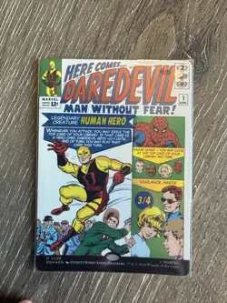 Daredevil, Man Without Fear (Borderless) (0398) - Marvel Super Heroes (MSH) - Image 1