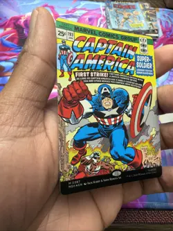 MTG Marvel Captain America, Super-Soldier #387 Borderless Comic Cover foil NM/M - Image 2