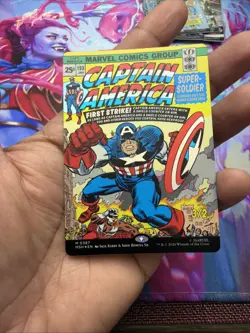 MTG Marvel Captain America, Super-Soldier #387 Borderless Comic Cover foil NM/M - Image 5