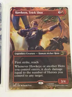 Hawkeye, Trick Shot Borderless Marvel Super Heroes Commander 506 - Image 1