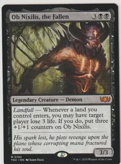 Ob Nixilis, the Fallen 192 Commander: Tarkir: Dragonstorm NM - Image 1