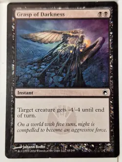 Grasp of Darkness - Scars of Mirrodin - Magic the Gathering MTG Nice! - Image 1