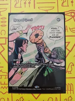 Horn of Greed Marvel Alternative Art Rare 0098 - Image 1