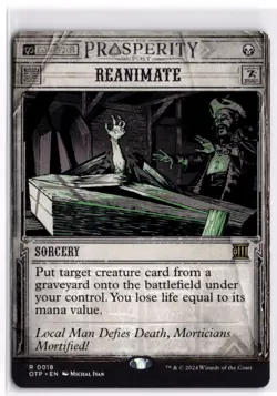 Reanimate Breaking News 18 LP x1 MTG Magic: the Gathering - Image 1