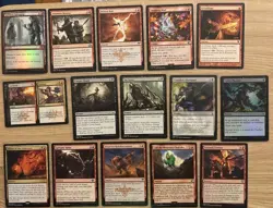 Budget Casual MTG Commander Deck Black Red Exile W/ Laughing Jasper Flint Ready - Image 3