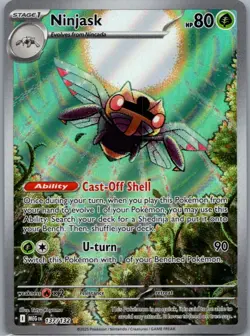 Ninjask 137/132 Illustration Rare Mega Evolution Pokemon Holo Near Mint - Image 1