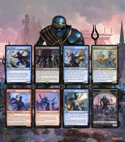 8x (1/ea) - Amass Lot - MTG Dreadhorde Invasion Aven Eternal Gleaming Overseer+ - Image 1