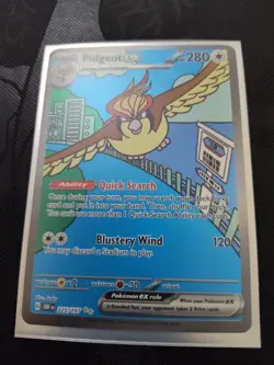 Pokemon TCG Pidgeot ex 225/197 SV03 Obsidian Flames SIR Full Art Holo Eng - Image 2