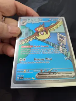 Pokemon TCG Pidgeot ex 225/197 SV03 Obsidian Flames SIR Full Art Holo Eng - Image 4
