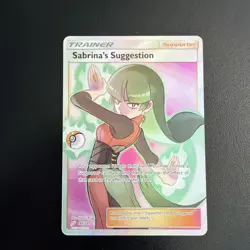 Pokemon Sabrina's Suggestion Trainer Full Art Ultra Rare 181/181 - Image 1