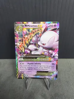 M Mewtwo EX 64/162 Breakthrough Full Art Ultra Rare Pokemon TCG English LP/MP - Image 1