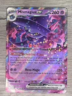 Pokemon Mismagius 036/094 Double Rare Card Mega Evolution Phantasmal Flames - Image 1
