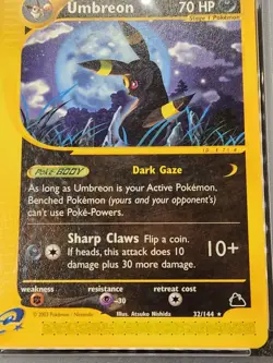2003 POKEMON SKYRIDGE #32 UMBREON PSA 6 Tcg Card Slab Trade Collect Game E Reade - Image 3