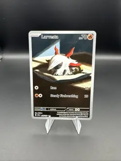 Larvesta 196/191 Illustration Rare Surging Sparks Pokemon Holo NM - Image 1