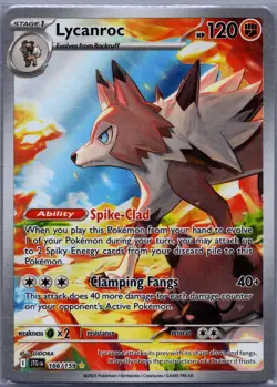 Lycanroc 166/159 Illustration Rare Journey Together Pokemon Holo Near Mint - Image 1