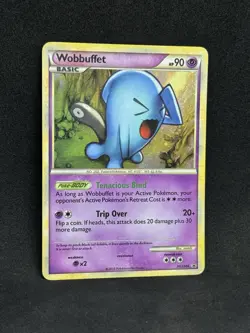 Wobbuffet HGSS04 2010 Black Star Promo Holo Pokemon TCG Card - MP - Image 1