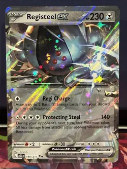 Registeel ex 145/217 Ascended Heroes Double Rare Holo Pokemon NM/M - Image 1