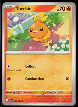 Torchic 040/182 Common Destined Rivals Pokemon Near Mint - Image 1