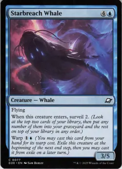 Starbreach Whale C Edge of Eternities 77 NM MTG - Image 1