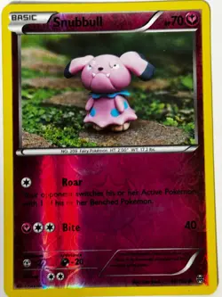 Snubbull Yuka Morii 98/162 Common BREAKthrough Pokemon Reverse Holo Near Mint - Image 1