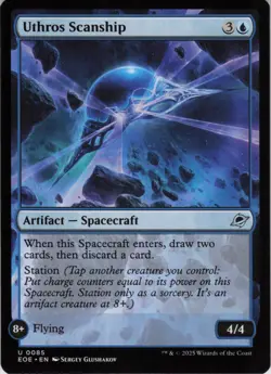 Uthros Scanship U Edge of Eternities 85 NM MTG - Image 1