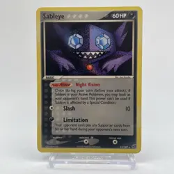 2005 Pokemon TCG EX Deoxys Sableye 23/107 Regular Rare MP - Image 1