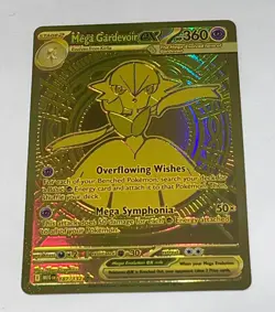 Pokemon TCG Mega Gardevoir EX 187/132 Gold Secret Rare – English – MINT COND. - Image 1
