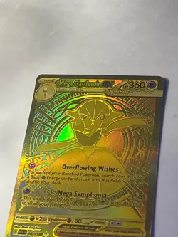 Pokemon TCG Mega Gardevoir EX 187/132 Gold Secret Rare – English – MINT COND. - Image 2