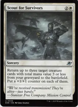Scout for Survivors U Edge of Eternities 33 NM MTG - Image 1