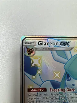 Pokemon - Glaceon GX SV55/SV94 Hidden Fates: (Shiny Vault) Holo NM/M - Image 2