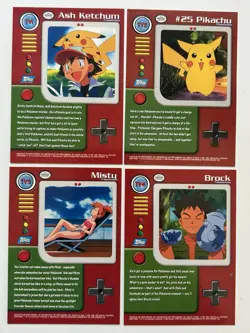 Topps Pokemon Series 1 Complete Puzzle Set TV1-TV13 Blue label LP - Image 3