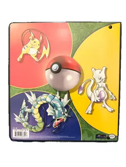 VTG 1999 WotC Nintendo Pokemon 3-Ring Binder Trading Card Game TCG Snorlax Used - Image 2
