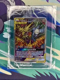 Pokemon TCG Sun & Moon BSP #SM210 Moltres Zapdos Articuno GX SEALED PROMO - Image 1
