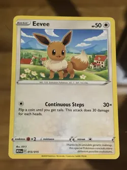 Eevee 013/015 Promo Pokemon McDonald's Promos 2024 - Image 1