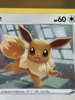 Eevee SWSH212 Cosmos Promo Holo Pokemon TCG MP - Image 2