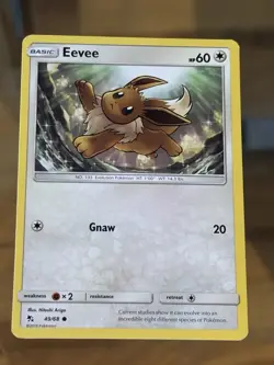 Eevee - 49/68 - Hidden Fates - Pokemon Card - Image 1