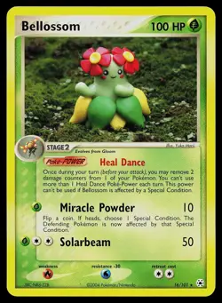 Pokemon Card - Bellossom Hidden Legends 16/101 Rare - Image 1
