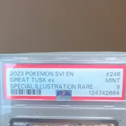 Pokemon PSA 9 Great Tusk ex 246/198 SV01 Scarlet & Violet SIR Holo PSA GRADE 9 - Image 4