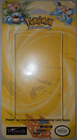 Vintage 1999 Pokemon Base Set Empty Blister Cardboard Bubble WOTC Unlimited Pack - Image 1