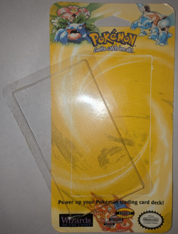 Vintage 1999 Pokemon Base Set Empty Blister Cardboard Bubble WOTC Unlimited Pack - Image 2