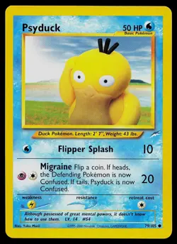 Pokemon Card - Psyduck Neo Destiny 79/105 Common - Image 1