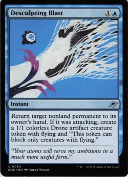 Desculpting Blast U Edge of Eternities 54 NM Foil MTG - Image 1