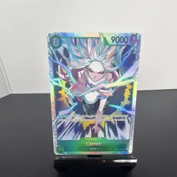Bandai Carrot EB04-013 Super Rare Holo Character Card 9000 Power One Piece - Image 1