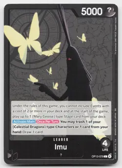Imu OP13-079 Leader Carrying On His Will One Piece Near Mint - Image 1