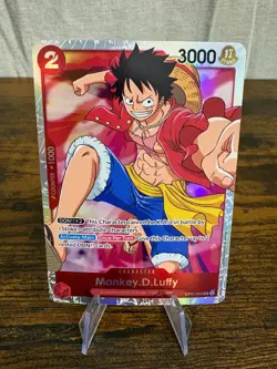 ENG One Piece CCG – Monkey.D.Luffy (OP01-024) SR NM/M Pack Fresh - Image 1