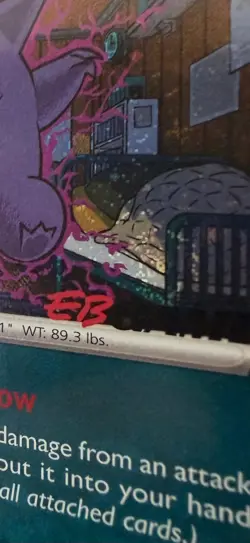 Gengar 050/088 EB Games Promo Pokemon TCG Card SEALED With unique Swirl - Image 3