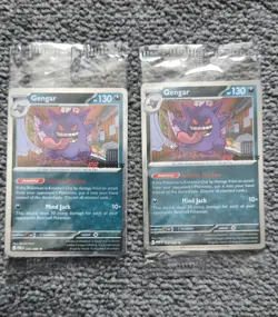 2 X Gengar 050/088 - EB Games Promo - SEALED Pokemon TCG Promo Card EBGames - Image 1